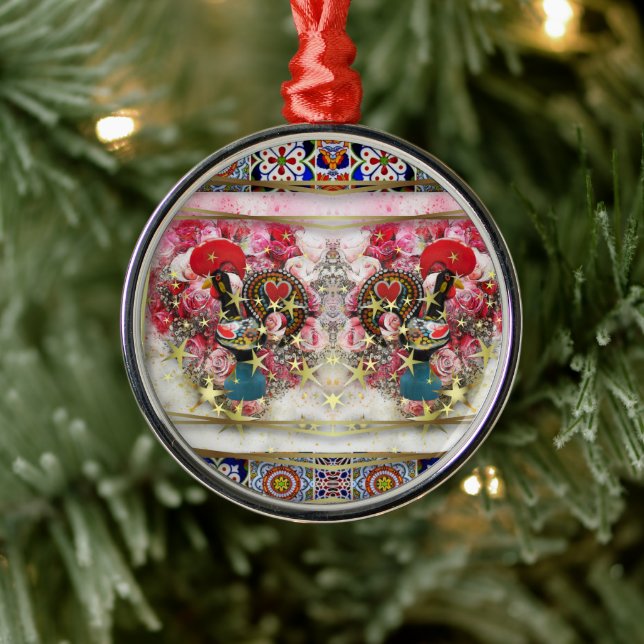 Portugiesische Volksmusik Ornament Aus Metall (Baum)