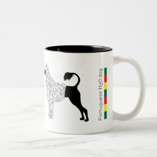 Portugiesische Wasser-HundeTasse Zweifarbige Tasse
