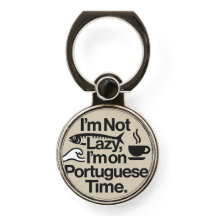 Portugiesische Zeit Lustiger Telefon-Ring-Halter –