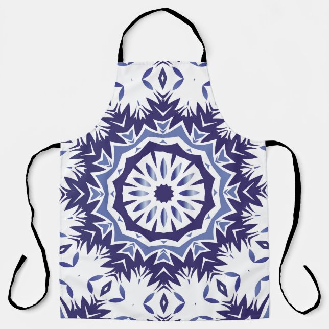 Portugiesische Zierazulejo-Keramik. Mindestwerte Schürze (Vorderseite)