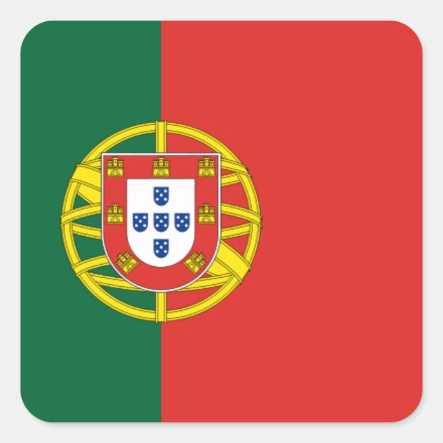 portugiesischer Aufkleber (Vorderseite)