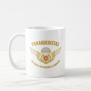 Portugiesischer Fallschirmjäger Kaffeetasse