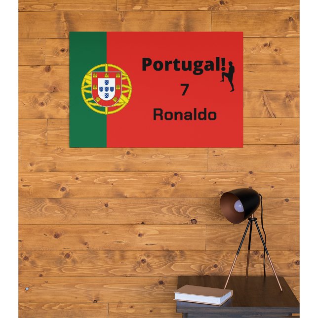 Portugiesischer Fußballspieler anpassbar Poster (Von Creator hochgeladen)