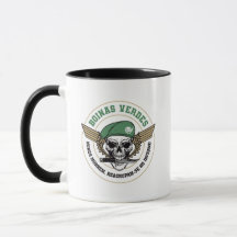 Portugiesischer Grüner Beret Skull Paratrooper