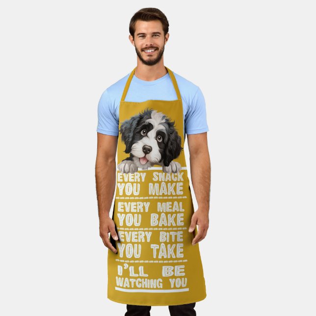 Portugiesischer Hund jeden Snack, den Sie machen Schürze (Getragen)
