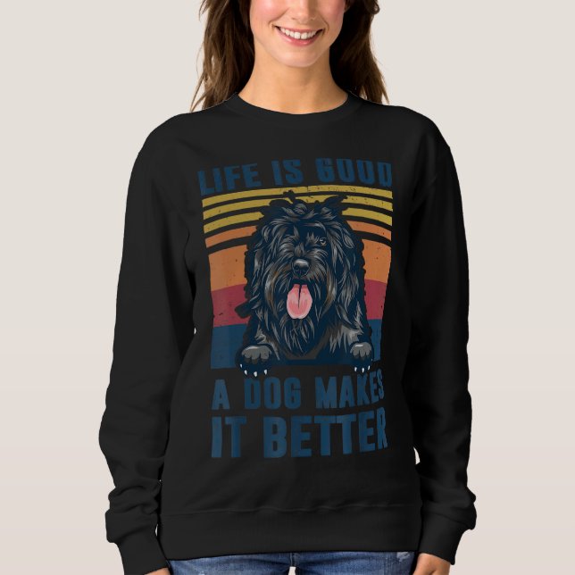 Portugiesischer Hund Vater Mama Männer Frauen Sweatshirt (Vorderseite)