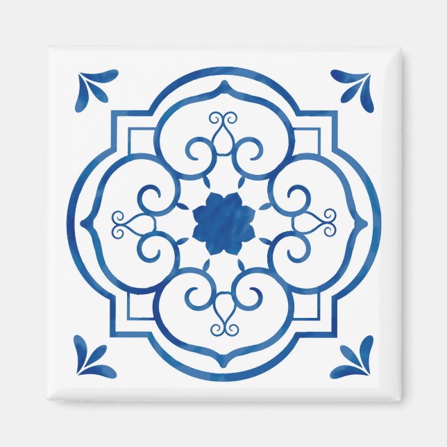 Portugiesischer Kachelmagnet Magnet (Vorne)