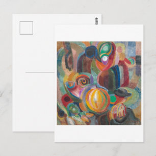Portugiesischer Markt Sonia Delaunay-Terk Postkarte