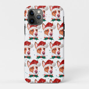 Portugiesischer Podengo-Hund Christmas Stars Case-Mate iPhone Hülle