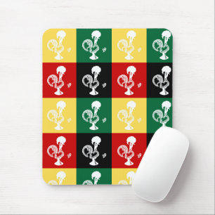 Portugiesischer Rooster von Barcelos farbenprächti Mousepad