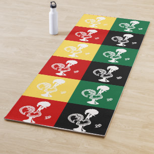 Portugiesischer Rooster von Barcelos farbenprächti Yogamatte