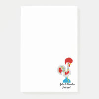 Portugiesischer Rooster von Barcelos in Weiß