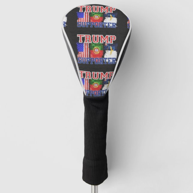 Portugiesischer Trump-Unterstützer Golf Headcover (Vorderseite)