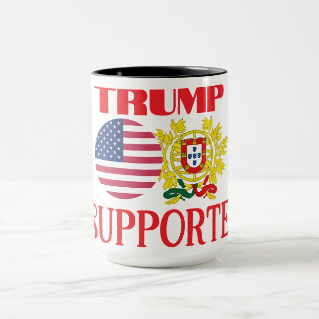 Portugiesischer Trump-Unterstützer Tasse (Zentrum)