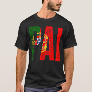 Portugiesischer Vater Sportliebhaber Portugal Freu T-Shirt