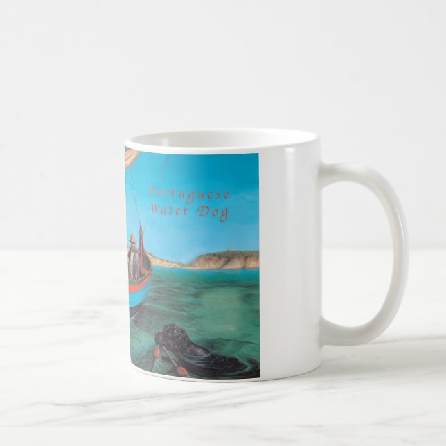 Portugiesischer Wasser-Hund Kaffeetasse (Rechts)