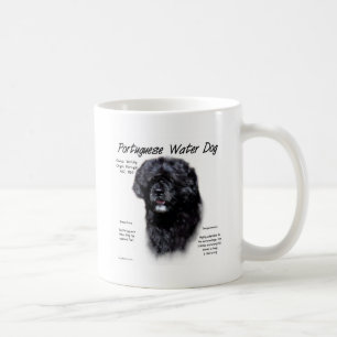 Portugiesischer Wasser-Hundegeschichtsentwurf Kaffeetasse