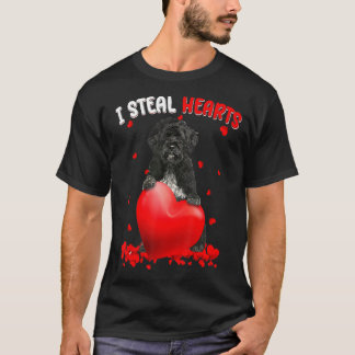 Portugiesischer Wasserdog Hund I Stearts Niedlich T-Shirt