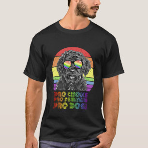 Portugiesischer Wasserdog Pro Choice Pro Feminism  T-Shirt