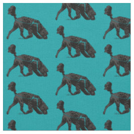 Portugiesischer Wasserdog - Track / Scent Turquois Stoff