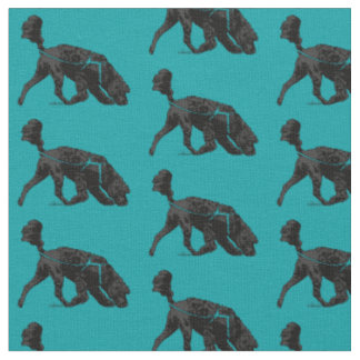 Portugiesischer Wasserdog - Track / Scent Turquois Stoff