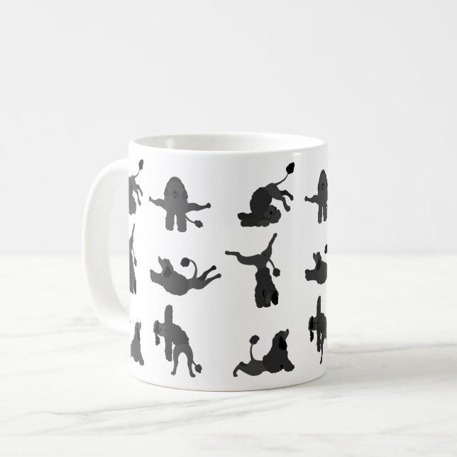 Portugiesischer Wasserhund Kaffeetasse (Vorderseite Links)