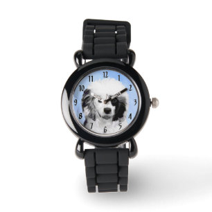 Portugiesischer Wasserhund-Malerei - Originale Hun Armbanduhr