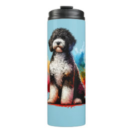 Portugiesischer Wasserhund Thermosbecher