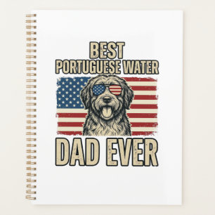 Portugiesischer Wasserhund-Vater Patriotisch Vinta Planer