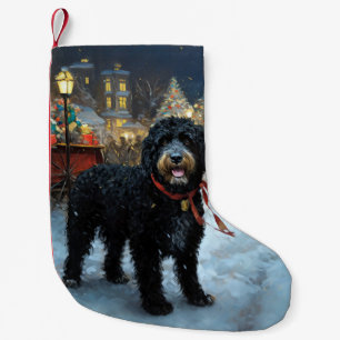 Portugiesischer Wasserhund Weihnachten Weihnachtsz Kleiner Weihnachtsstrumpf
