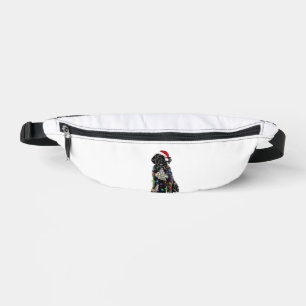 Portugiesischer Wasserhund Weihnachtslicht Weihnac Bauchtasche