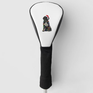 Portugiesischer Wasserhund Weihnachtslicht Weihnac Golf Headcover