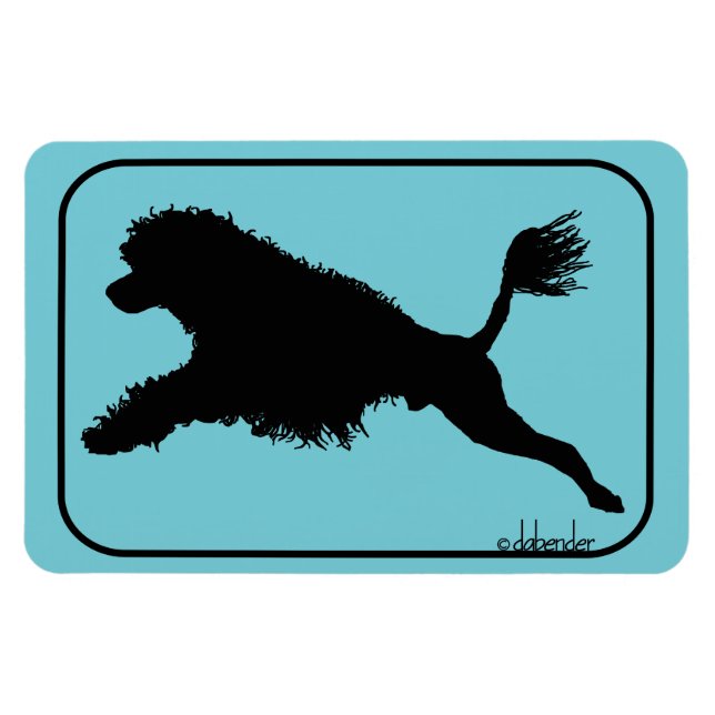 Portugiesischer Wasserkundentaucher Magnet (Horizontal)