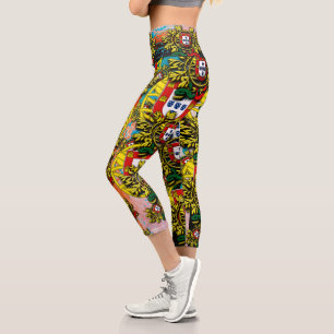Portugiesisches Design High Waisted Capris