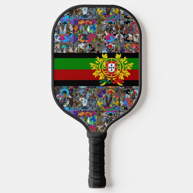 Portugiesisches Design Pickleball Paddle (Vorderseite)