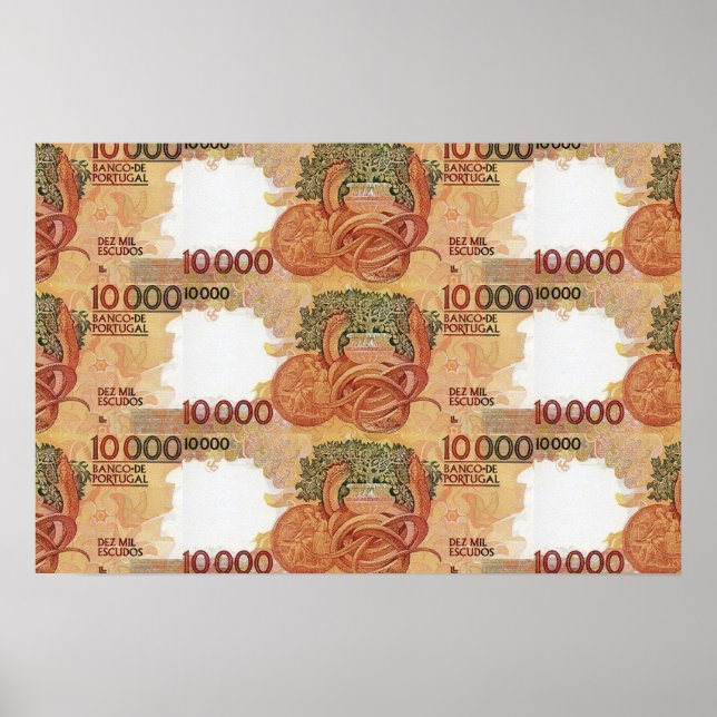 Portugiesisches Design-Plakat Poster (Vorne)