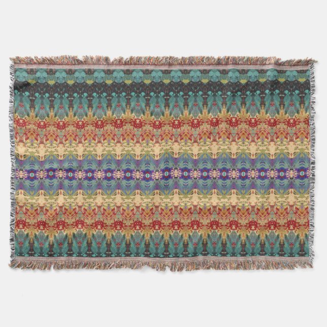 Portugiesisches Design Throw Blanket Decke (Vorderseite)