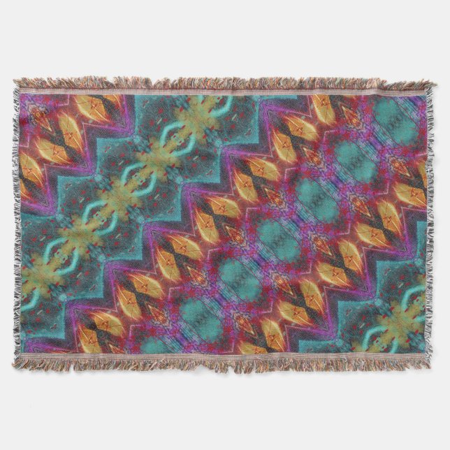 Portugiesisches Design Throw Blanket Decke (Vorderseite)