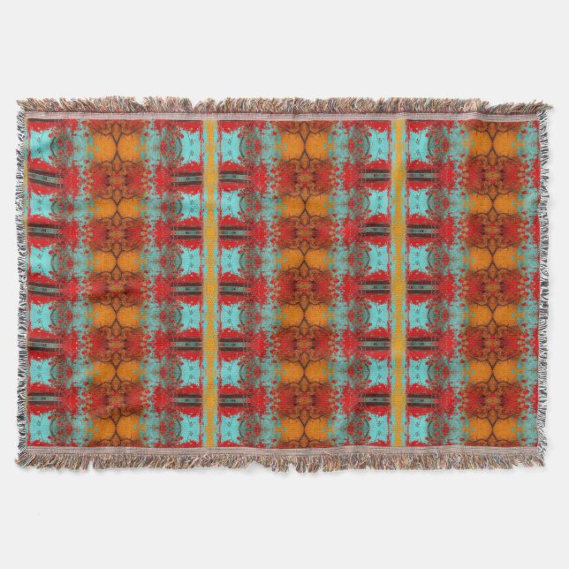Portugiesisches Design Throw Blanket Decke (Vorderseite)