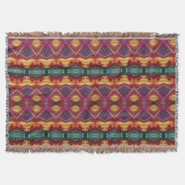 Portugiesisches Design Throw Blanket Decke (Vorderseite)