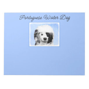 Portugiesisches Dog-Gemälde - Original Dog Art N Notizblock