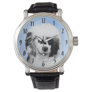 Portugiesisches Dog-Gemälde - Originelle Hundekuns Armbanduhr