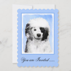 Portugiesisches Dog-Gemälde - Originelle Hundekuns Einladung