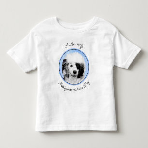 Portugiesisches Dog-Gemälde - Originelle Hundekuns Kleinkind T-shirt