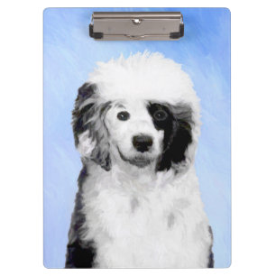 Portugiesisches Dog-Gemälde - Originelle Hundekuns Klemmbrett