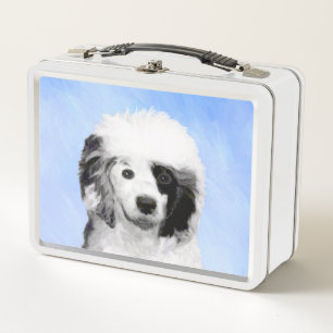 Portugiesisches Dog-Gemälde - Originelle Hundekuns Metall Brotdose