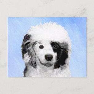 Portugiesisches Dog-Gemälde - Originelle Hundekuns Postkarte