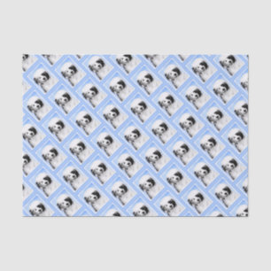 Portugiesisches Dog-Gemälde - Originelle Hundekuns Seidenpapier