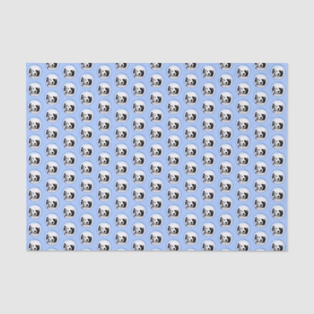 Portugiesisches Dog-Gemälde - Originelle Hundekuns Seidenpapier (Vorderseite)