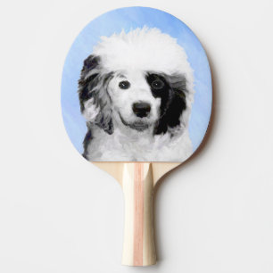 Portugiesisches Dog-Gemälde - Originelle Hundekuns Tischtennis Schläger